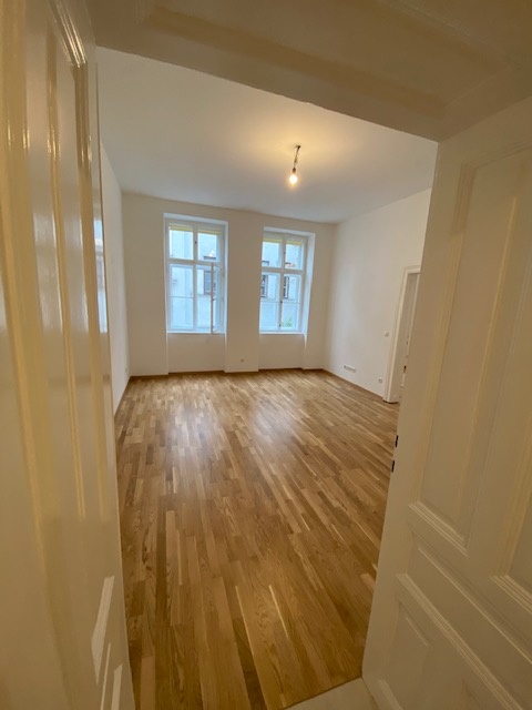 Blick ins Zimmer nach der Sanierung