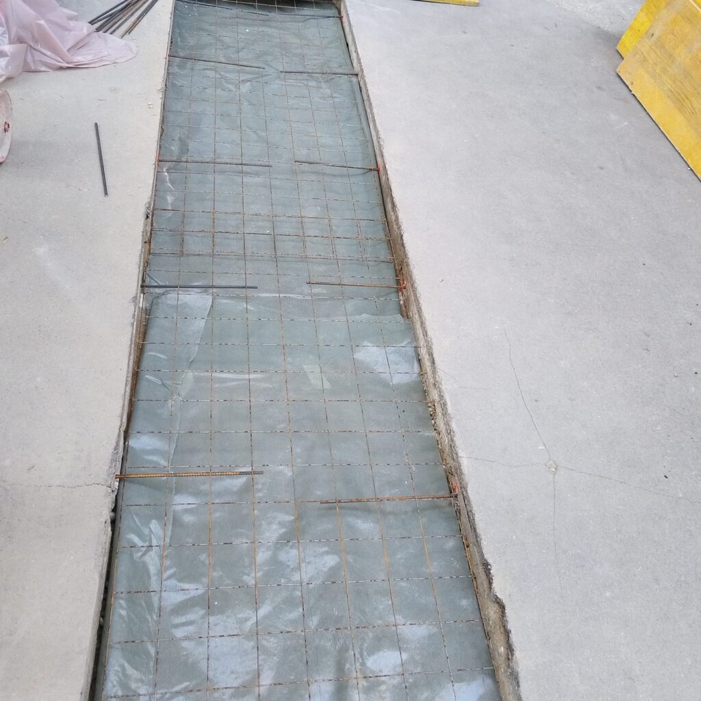 Bewehrung für den Beton
